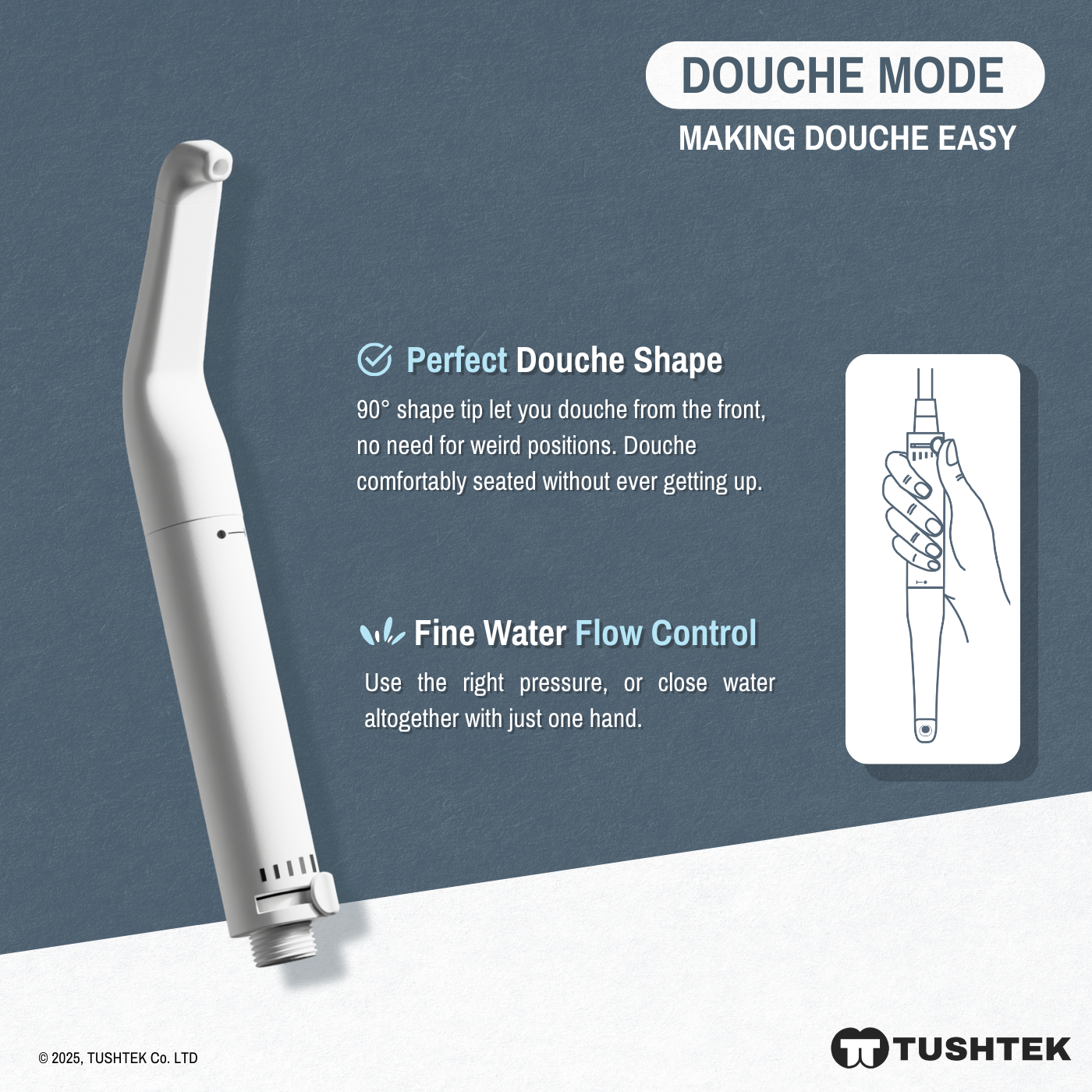 DOT-Home Soffione per Pulizia Intima con Filtro