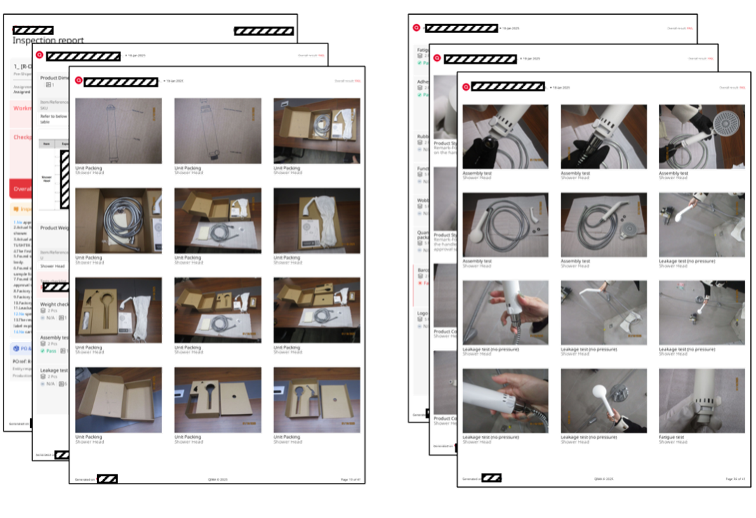Third-party inspection reports